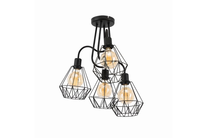 Bendinni Lysekrone 50 cm - Svart - Belysning - Innendørsbelysning & Lamper - Taklampe - Krystallkrone & takkrone