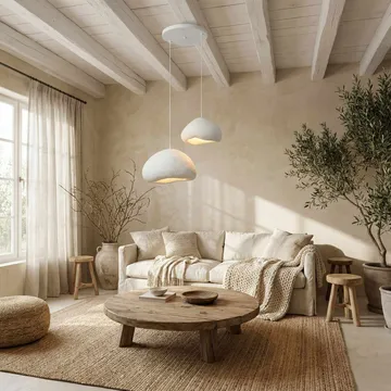 Cadros pendellampe - Hvit - Belysning - Innendørsbelysning & Lamper - Taklampe - Krystallkrone & takkrone