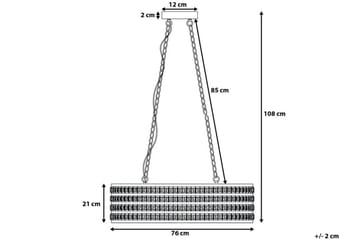 Cavone Taklampe 31 cm - Sølv - Belysning - Innendørsbelysning & Lamper - Taklampe - Kjøkkenlampe & taklampe kjøkken