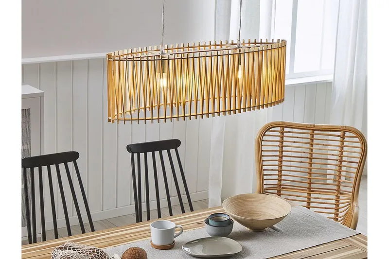 Chari Taklampe - Lysebrun - Belysning - Innendørsbelysning & Lamper - Taklampe - Kjøkkenlampe & taklampe kjøkken