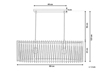 Chari Taklampe - Lysebrun - Belysning - Innendørsbelysning & Lamper - Taklampe - Kjøkkenlampe & taklampe kjøkken