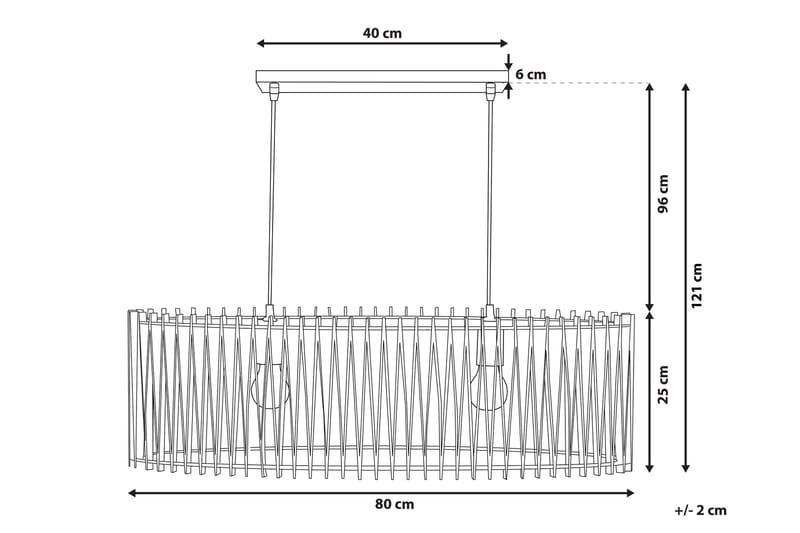 Chari Taklampe - Lysebrun - Belysning - Innendørsbelysning & Lamper - Taklampe - Kjøkkenlampe & taklampe kjøkken