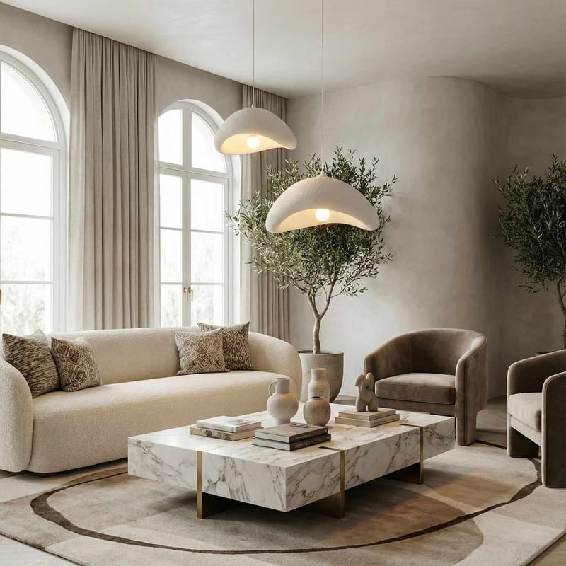 Dasina pendellampe - Hvit - Belysning - Innendørsbelysning & Lamper - Taklampe - Krystallkrone & takkrone