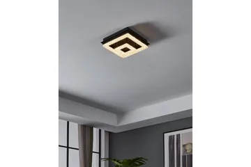 Taklampe Eglo Fradelo 1 240x240 mm - Svart/Grå - Belysning - Innendørsbelysning & Lamper - Taklampe