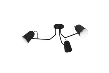 Taklampe Eglo Loreto - Svart/Hvit - Belysning - Innendørsbelysning & Lamper - Taklampe - Takplafond