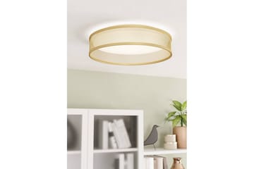 Taklampe Eglo Luppineria Ø385 mm Messing-Matt Hvit - Messing - Belysning - Innendørsbelysning & Lamper - Taklampe