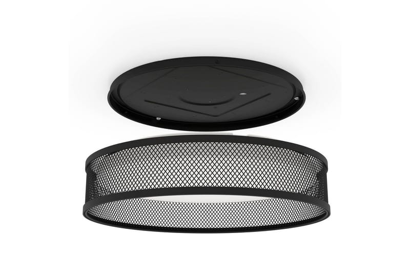 Taklampe Eglo Luppineria Ø385 mm Svart Hvit - Svart - Belysning - Innendørsbelysning & Lamper - Taklampe - Takplafond