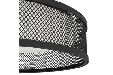 Taklampe Eglo Luppineria Ø385 mm Svart Hvit - Svart - Belysning - Innendørsbelysning & Lamper - Taklampe