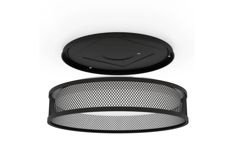 Taklampe Eglo Luppineria Ø385 mm Svart Hvit - Svart - Belysning - Innendørsbelysning & Lamper - Taklampe