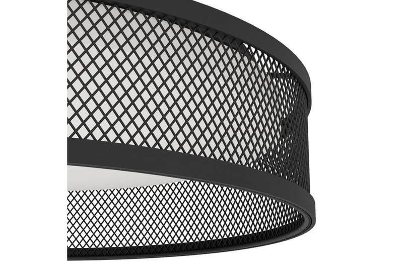 Taklampe Eglo Luppineria Ø385 mm Svart Hvit - Svart - Belysning - Innendørsbelysning & Lamper - Taklampe - Takplafond