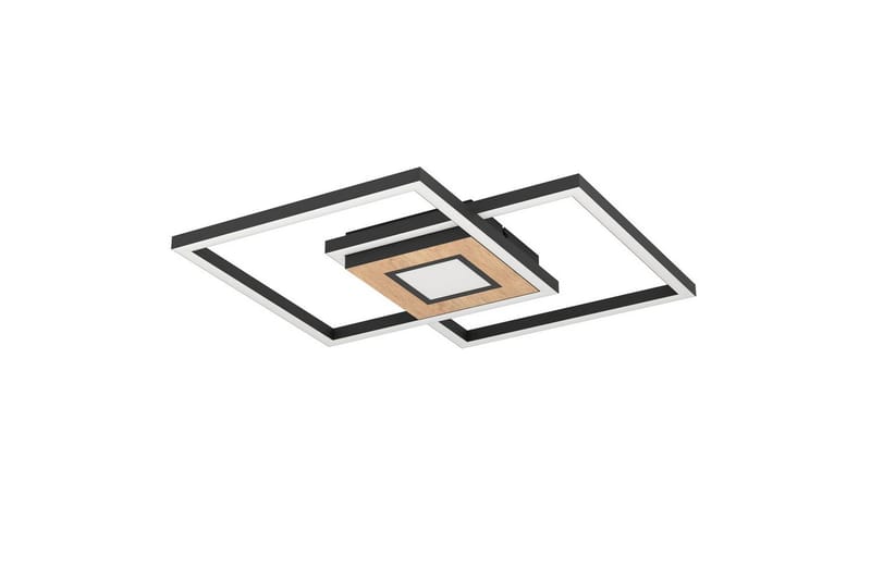 Taklampe Eglo Marinello, Svart/Brun