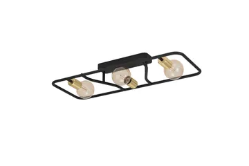 Taklampe Eglo Messinaro - Svart/Messing - Belysning - Innendørsbelysning & Lamper - Taklampe - Takplafond