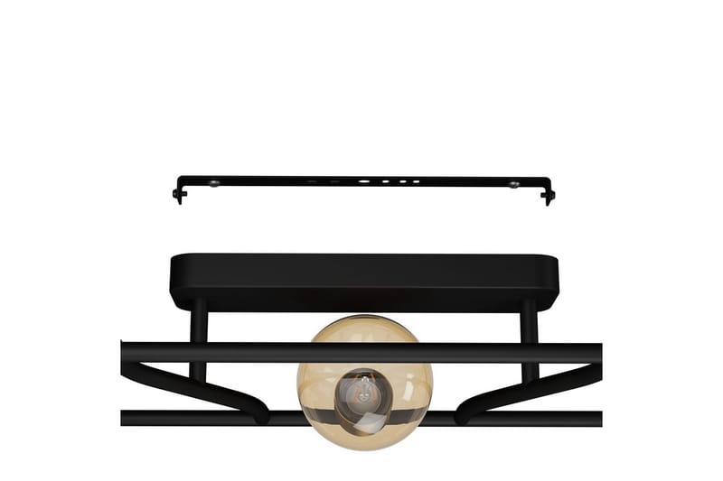 Taklampe Eglo Messinaro - Svart/Messing - Belysning - Innendørsbelysning & Lamper - Taklampe
