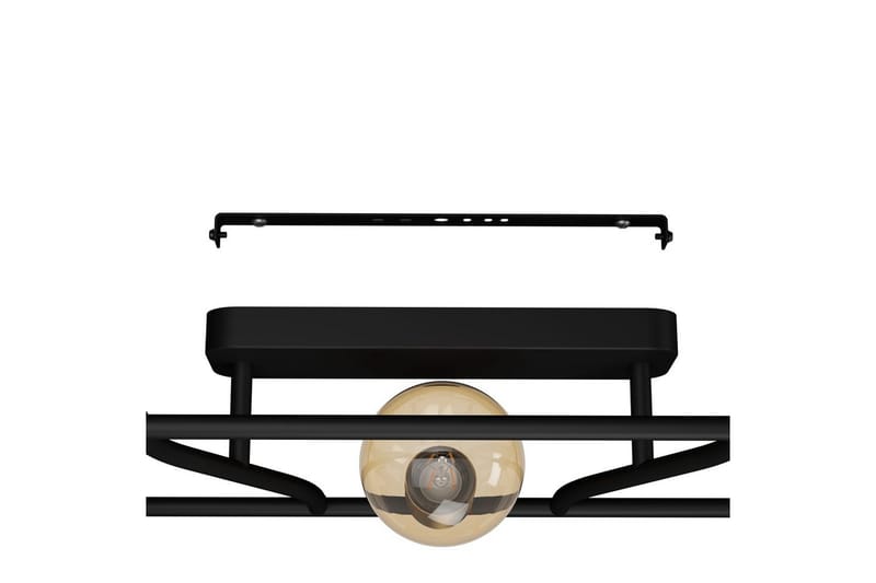 Taklampe Eglo Messinaro - Svart/Messing - Belysning - Innendørsbelysning & Lamper - Taklampe - Takplafond