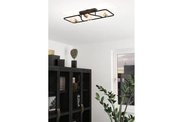 Taklampe Eglo Messinaro - Svart/Messing - Belysning - Innendørsbelysning & Lamper - Taklampe - Takplafond