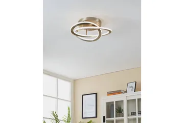 Taklampe Eglo Rolimare Nikkel-Matt/Hvit - Nikkel - Belysning - Innendørsbelysning & Lamper - Taklampe - Takplafond