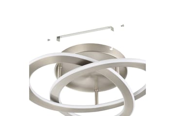 Taklampe Eglo Rolimare Nikkel-Matt/Hvit - Nikkel - Belysning - Innendørsbelysning & Lamper - Taklampe