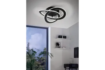 Taklampe Eglo Rolimare svart/hvit - Svart/Hvit - Belysning - Innendørsbelysning & Lamper - Taklampe - Takplafond