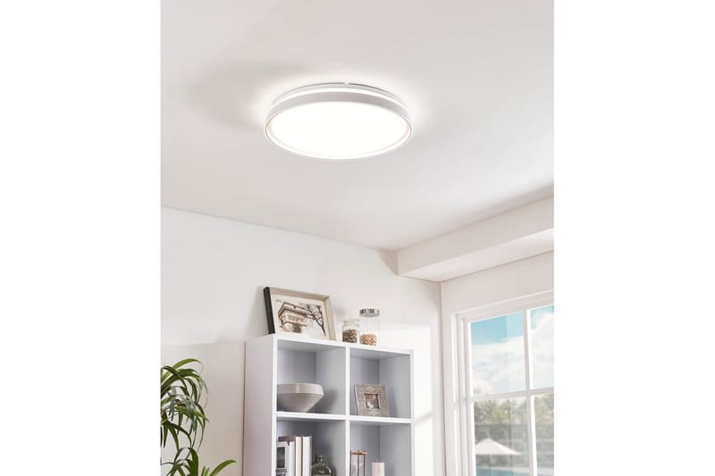 Taklampe Eglo Seluci Hvit, Klar - Hvit - Belysning - Innendørsbelysning & Lamper - Taklampe - Takplafond