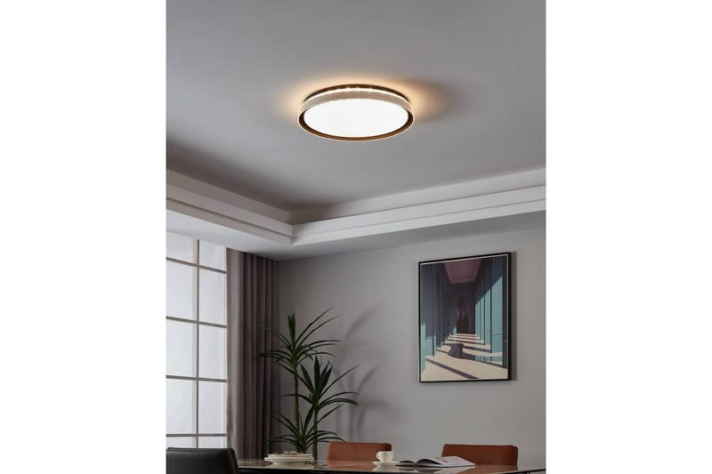 Taklampe Eglo Seluci Svart Hvit, Klar - Svart/Hvit - Belysning - Innendørsbelysning & Lamper - Taklampe - Takplafond