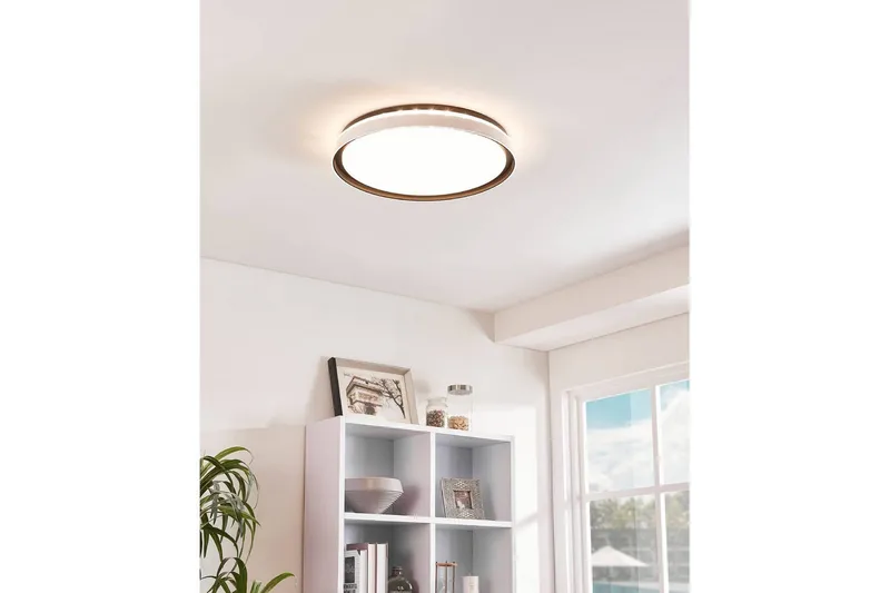 Taklampe Eglo Seluci Svart Hvit, Klar - Svart/Hvit - Belysning - Innendørsbelysning & Lamper - Taklampe - Takplafond