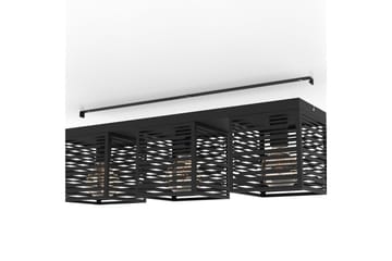 Taklampe Eglo Piedritas med 3 lamper - Svart - Belysning - Innendørsbelysning & Lamper - Taklampe