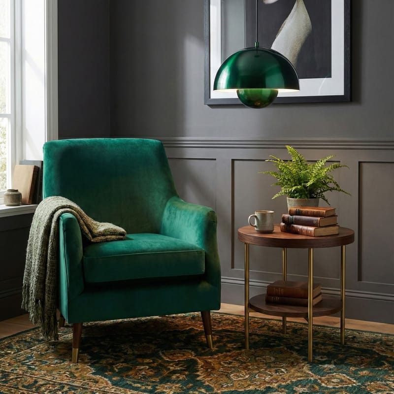 Eylul pendellampe - Grønn - Belysning - Innendørsbelysning & Lamper - Taklampe - Krystallkrone & takkrone