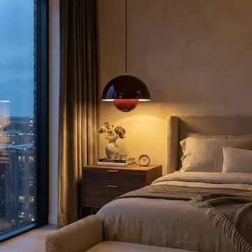 Eylul pendellampe - Vinrød - Belysning - Innendørsbelysning & Lamper - Taklampe - Krystallkrone & takkrone