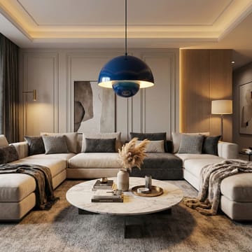 Eylul pendellampe - Blå - Belysning - Innendørsbelysning & Lamper - Taklampe - Krystallkrone & takkrone