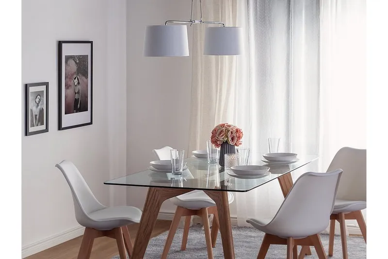 Fucino Taklampe 30 cm, Hvit