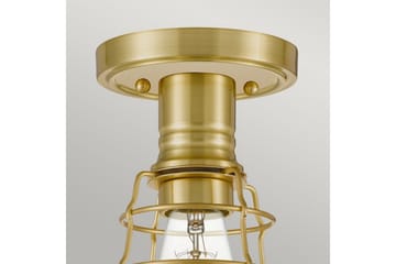 Halv takmontering Quoizel Mixon Børstet messing - Børstet messing - Belysning - Innendørsbelysning & Lamper - Taklampe - Takplafond