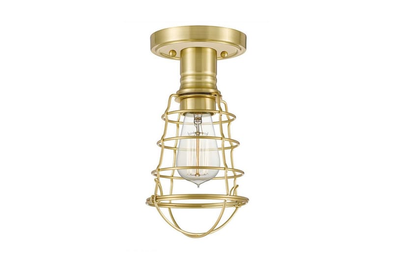 Halv takmontering Quoizel Mixon Børstet messing - Børstet messing - Belysning - Innendørsbelysning & Lamper - Taklampe - Takplafond