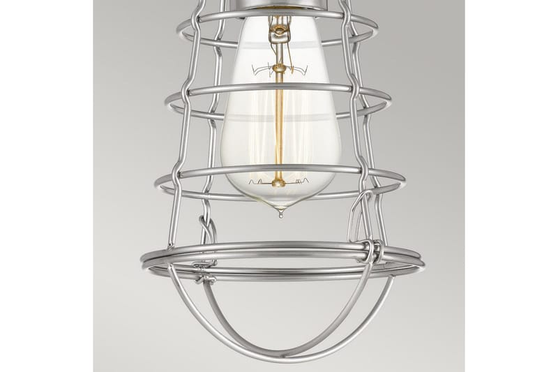 Halv takmontering Quoizel Mixon Børstet nikkel - Børstet nikkel - Belysning - Innendørsbelysning & Lamper - Taklampe - Takplafond