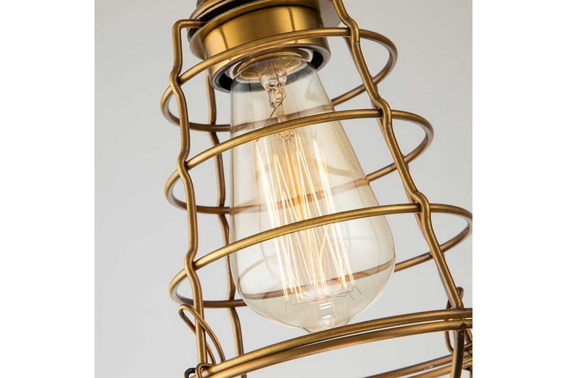 Halv takmontering Quoizel Mixon Forvitret messing - Forvitret messing - Belysning - Innendørsbelysning & Lamper - Taklampe - Takplafond