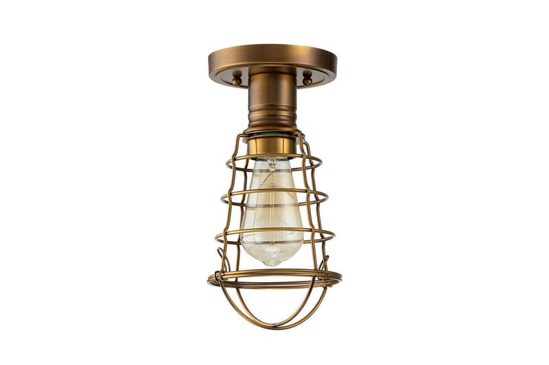 Halv takmontering Quoizel Mixon Forvitret messing - Forvitret messing - Belysning - Innendørsbelysning & Lamper - Taklampe - Takplafond
