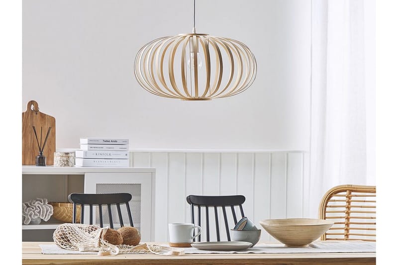 Havelen Ceiling Taklampe Oval - Bambus / Lysebrun - Belysning - Innendørsbelysning & Lamper - Taklampe - Kjøkkenlampe & taklampe kjøkken