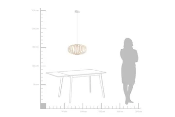 Havelen Ceiling Taklampe Oval - Bambus / Lysebrun - Belysning - Innendørsbelysning & Lamper - Taklampe - Kjøkkenlampe & taklampe kjøkken