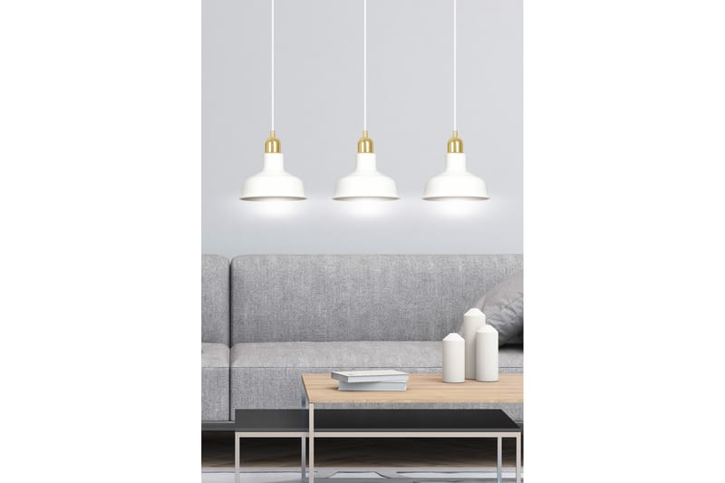 Ibor 3 pendel Hvit - Scandinavian Choice - Taklampe soverom - Kjøkkenlampe & taklampe kjøkken - Lamper gang - Vinduslampe - Pendellamper & Hengelamper - Taklampe stue - Vinduslampe hengende - Taklampe