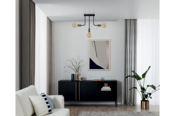 Indigeo Lysekrone 42 cm - Svart - Belysning - Innendørsbelysning & Lamper - Taklampe - Krystallkrone & takkrone