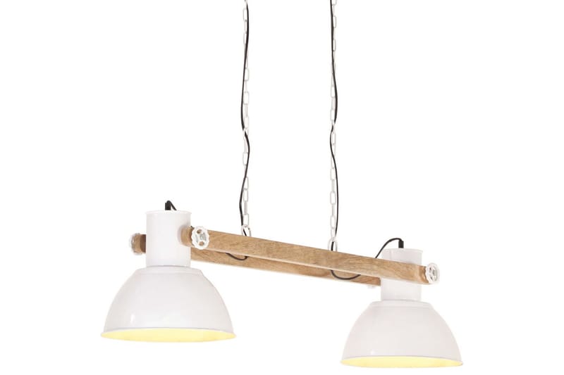 Industriell hengelampe 25 W hvit 109 cm E27 - Hvit - Kjøkkenlampe & taklampe kjøkken - Vinduslampe - Taklampe soverom - Pendellamper & Hengelamper - Lamper gang - Taklampe stue - Vinduslampe hengende - Taklampe