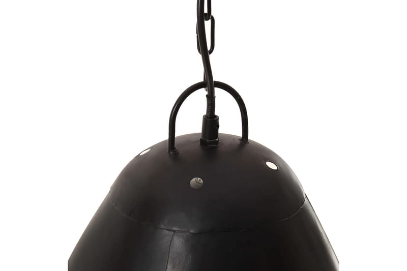 Industriell hengelampe 25 W matt svart rund 32 cm E27 - Svart - Kjøkkenlampe & taklampe kjøkken - Vinduslampe - Taklampe soverom - Pendellamper & Hengelamper - Lamper gang - Taklampe stue - Vinduslampe hengende - Taklampe