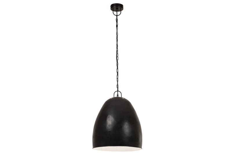 Industriell hengelampe 25 W matt svart rund 42 cm E27 - Svart - Kj�økkenlampe & taklampe kjøkken - Vinduslampe - Taklampe soverom - Pendellamper & Hengelamper - Lamper gang - Taklampe stue - Vinduslampe hengende - Taklampe
