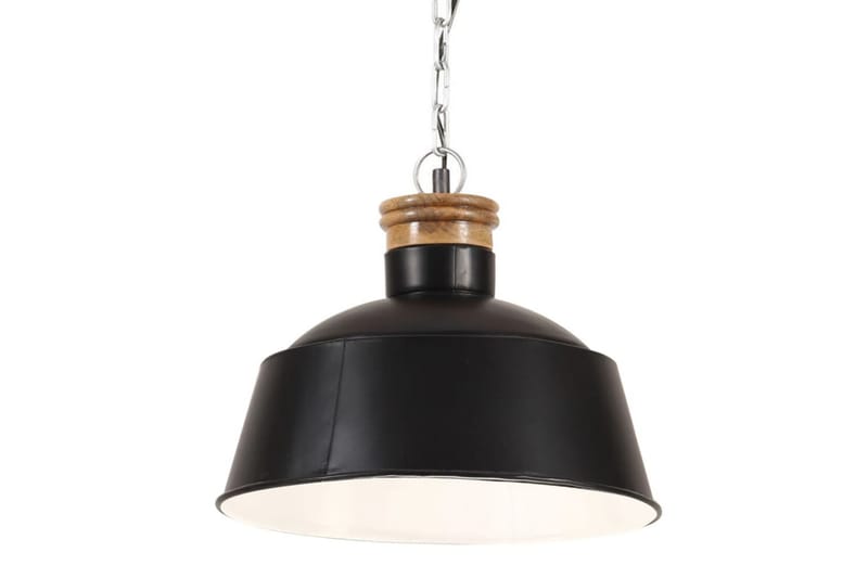 Industriell hengelampe 32 cm svart E27 - Svart - Taklampe - Vinduslampe - Lamper gang - Pendellamper & Hengelamper - Kjøkkenlampe & taklampe kjøkken - Taklampe stue - Vinduslampe hengende - Taklampe soverom