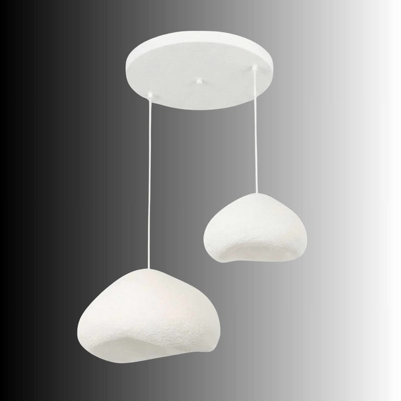 Kaolins pendellampe - Hvit - Belysning - Innendørsbelysning & Lamper - Taklampe - Krystallkrone & takkrone