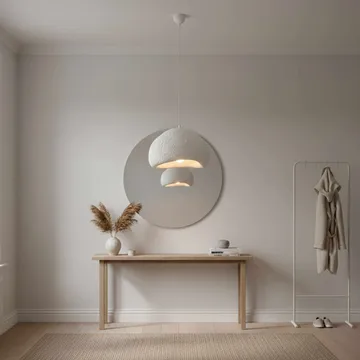 Kaolins pendellampe - Hvit - Belysning - Innendørsbelysning & Lamper - Taklampe - Krystallkrone & takkrone