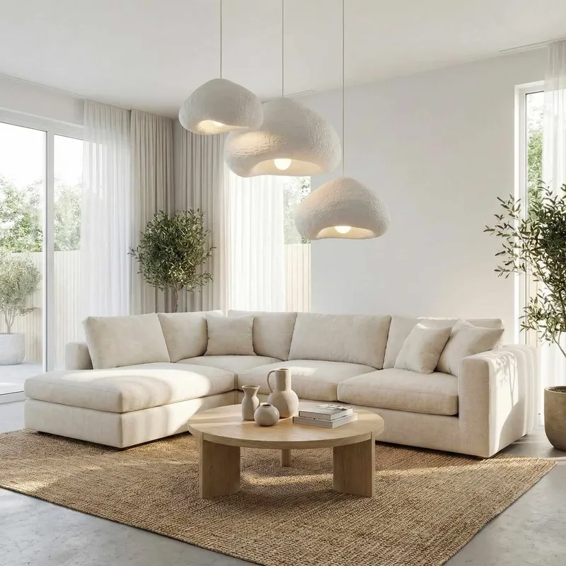 Kaolins pendellampe - Hvit - Belysning - Innendørsbelysning & Lamper - Taklampe - Krystallkrone & takkrone