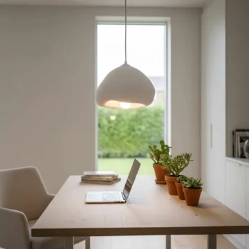 Kaolins pendellampe - Hvit - Belysning - Innendørsbelysning & Lamper - Taklampe - Krystallkrone & takkrone