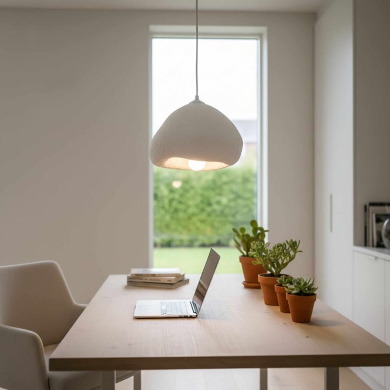 Kaolins pendellampe - Hvit - Belysning - Innendørsbelysning & Lamper - Taklampe - Krystallkrone & takkrone