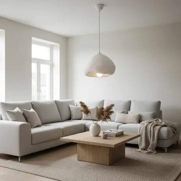 Kaolins pendellampe - Hvit - Belysning - Innendørsbelysning & Lamper - Taklampe - Krystallkrone & takkrone