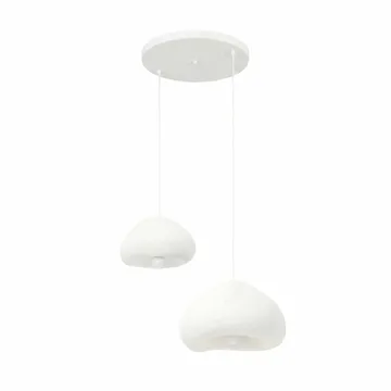 Kaolins pendellampe - Hvit - Belysning - Innendørsbelysning & Lamper - Taklampe - Krystallkrone & takkrone